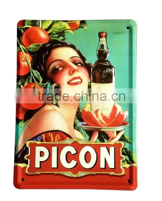 Custom souvenir metal tin postcards wholesale