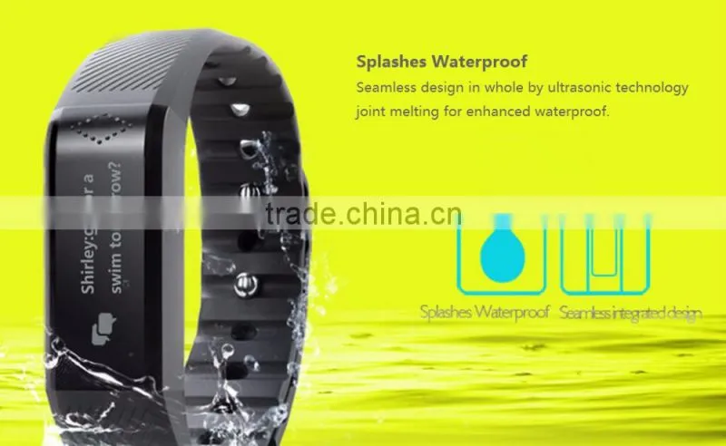Bluetooth Waterproof bracelet pedometer, Touch Key Vibrating wristband, Smart Wristband With OLED Screen