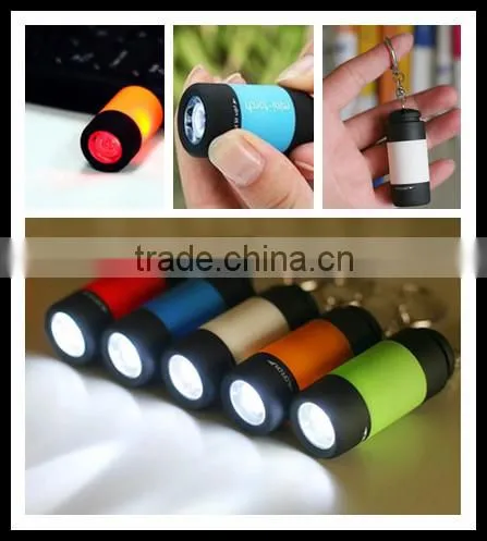 (120315) Mini gift ABS material USB rechargeable torch