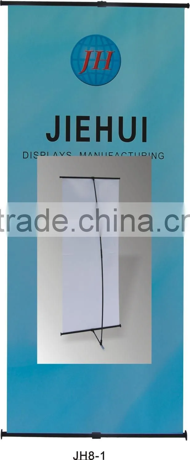 L banner display ,China manufacture L stand