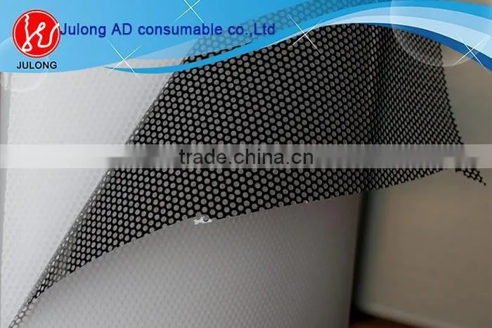 Multifunctional Perforated one way vision 160g one way vision window screen perforated vinyl customized size