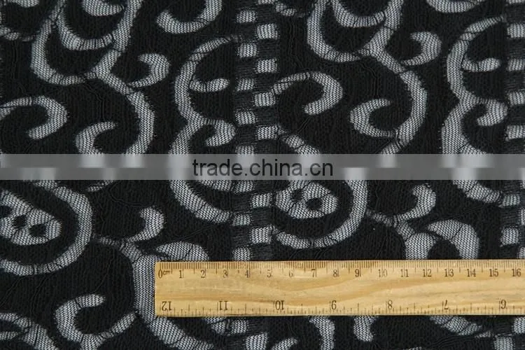 Hot new product 100 poly indian lace embroidery coral lace fabric for sale