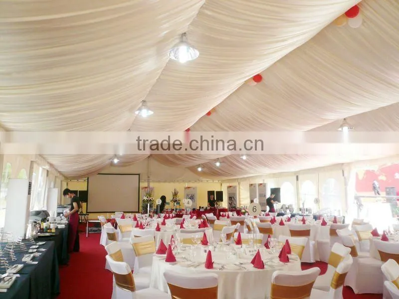 fashion event tent with liner