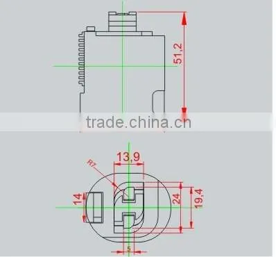 Sundial track head