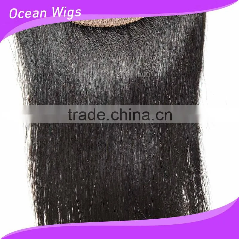 silk base closure, silk straight, natural color