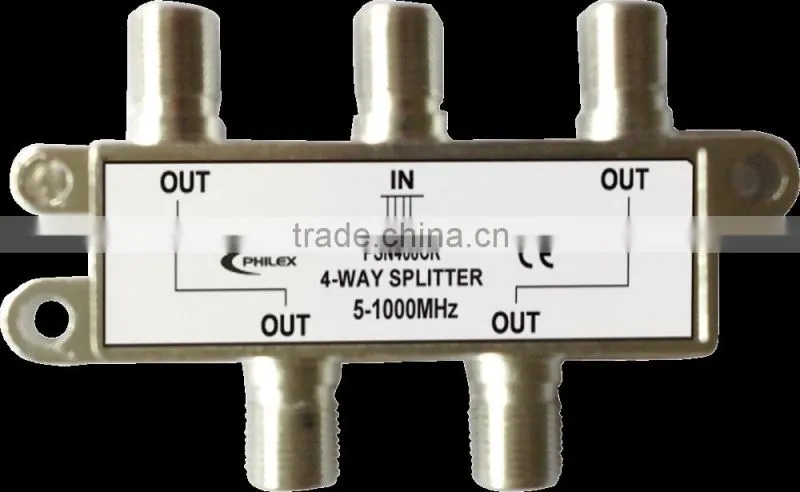 Indoor 4 way splitter
