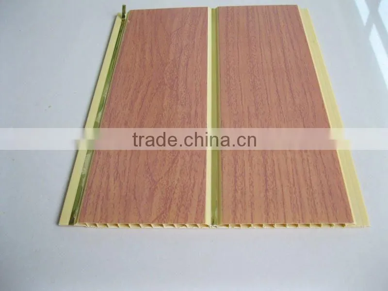 wooden design pvc ceiling panel (with differnet colors)