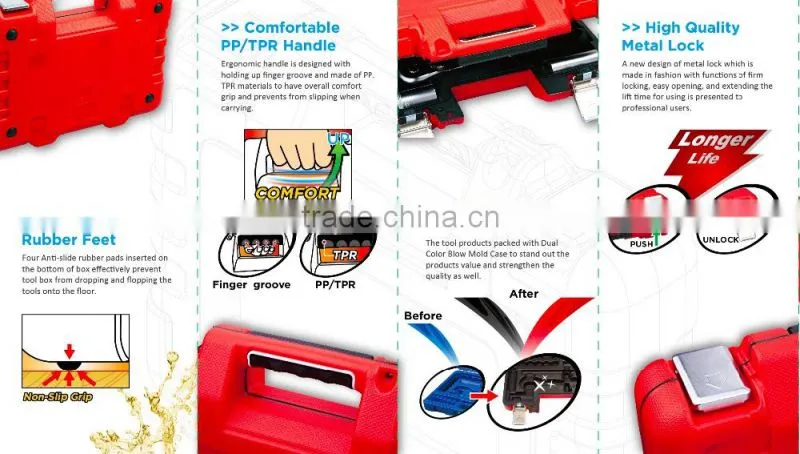 102 PCS 1/4" Hand Tool Manufacturer Hand Tool Set Socket Tool Set