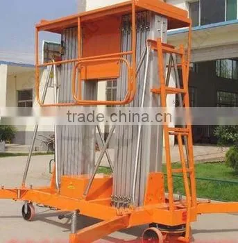 Mobile electric aluminum aerial lifting work platform
