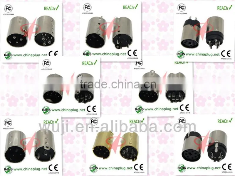 Trade Assurance China manufacturing 9 pin mini din cable
