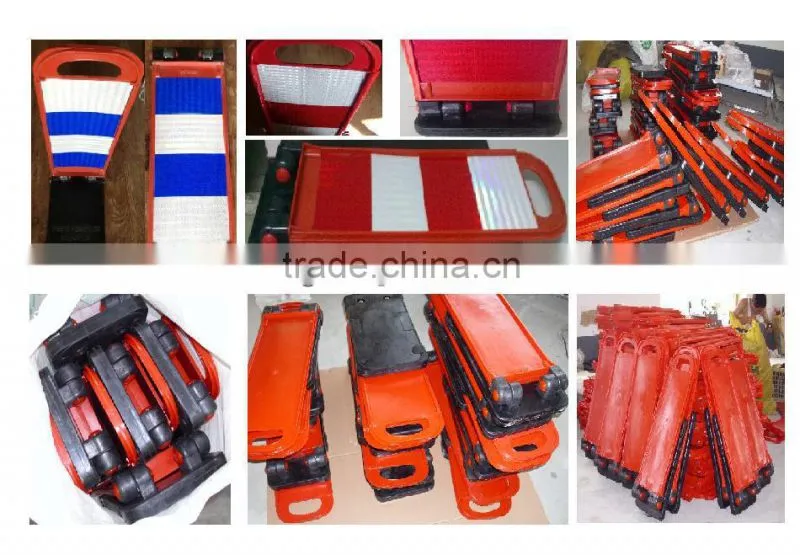2013 RSG PE/rubber Reflective Folding Road Warning Boards