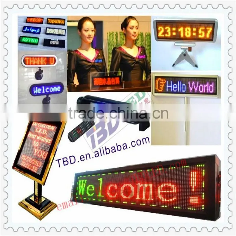 B741 led name card,led car mini led display,car message sign