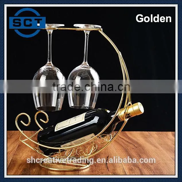 European Style Single Bottle Holder Pirate Ship Wine Rack