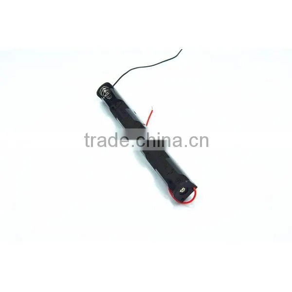 4.5V 3xAA Cell (UM-3*3) Black Plastic Battery Holder Box Case Long type
