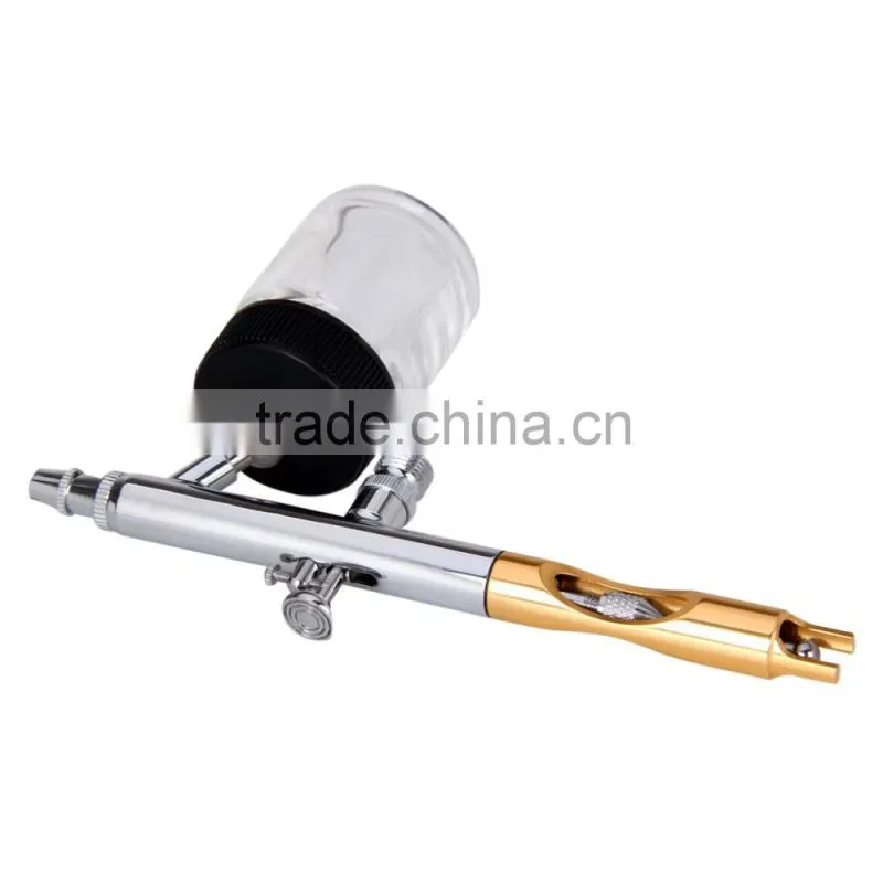 PRO 6X AIRBRUSH SET 22cc Dual Action 0.35mm Aerografo for Cakes Nail Art Body Paint AS-29