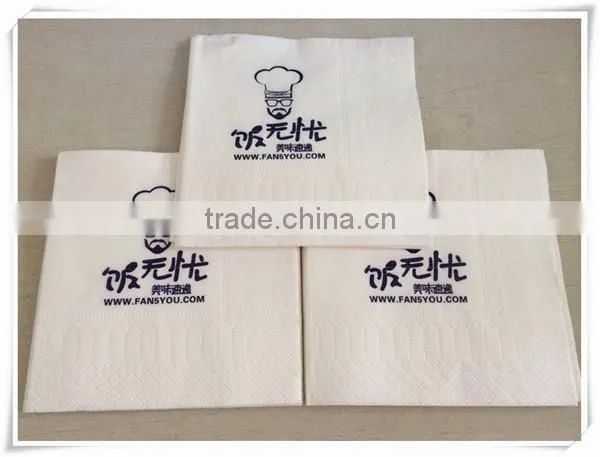 hot sale good quality customized paper napkin with logo