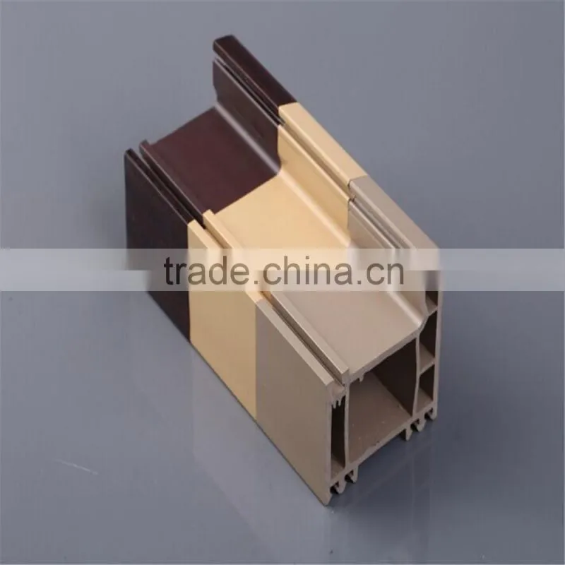 cheap laminated PVC Profile for window and door