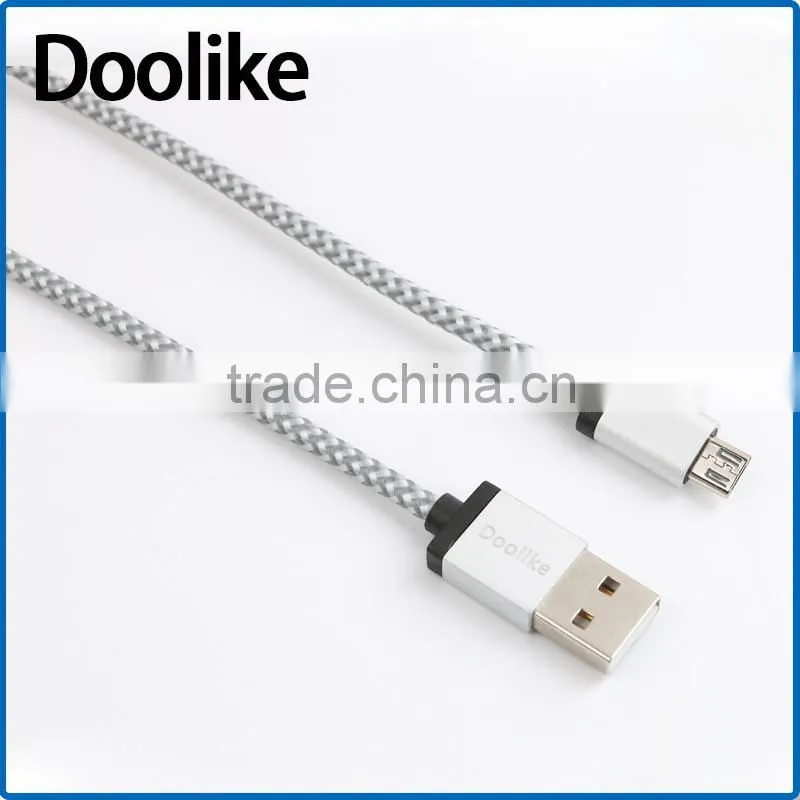 Doolike magnetic 3m micro USB braided 10ft cable Samsung S4 S6 Note4 transfer data line