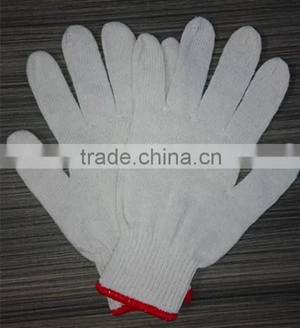 cotton knitting gloves