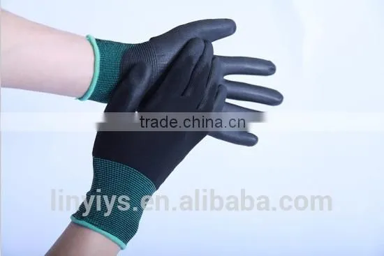 Pu Coated Nylon Arcylic Antistatic Glove