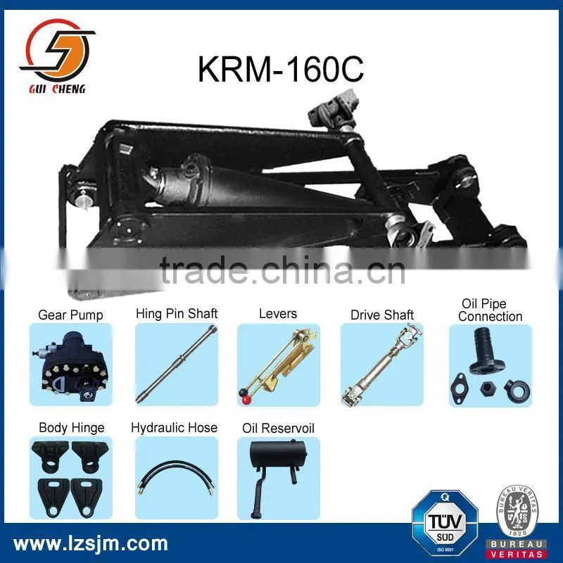 hydraulic long stroke dump truck hoist