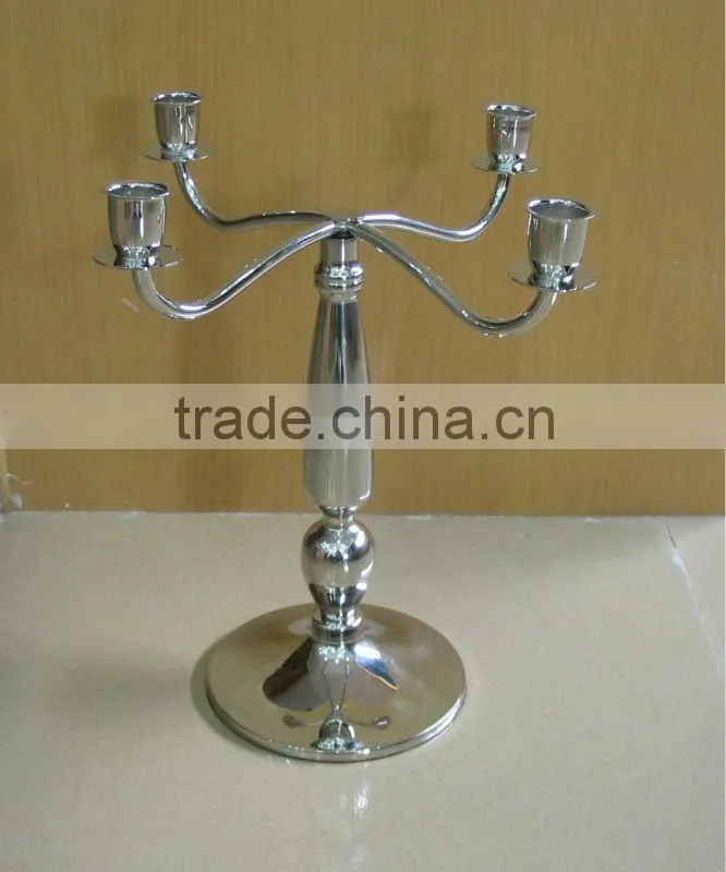 4 arms stainless steel Candle holders, Candleabra, Candle stands