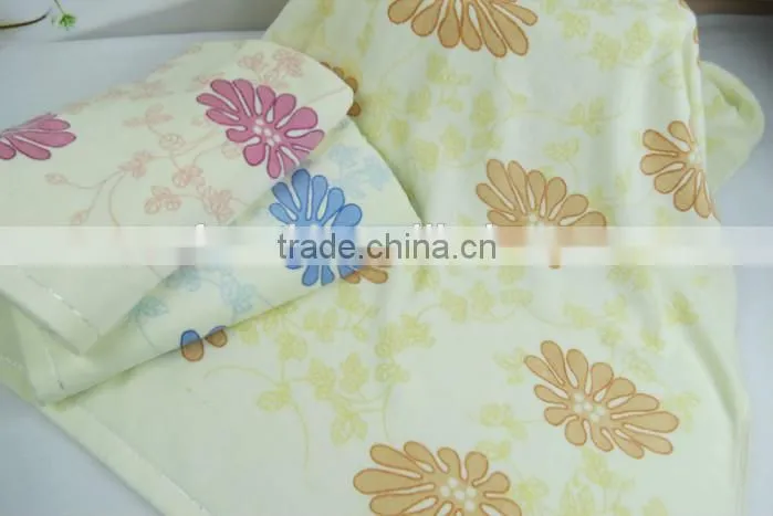 India Market Reactive printing detailing cotton towel