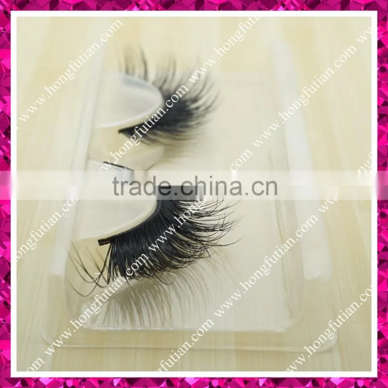 3D mink fur eyelash mink strip eyelash natural and good shape false eyelashes