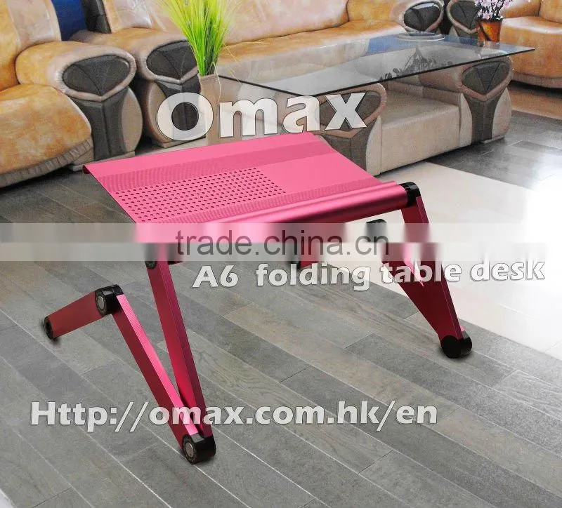 OMAX Foshan office furniture wholesale adjustable wooden computer laptop desk stand