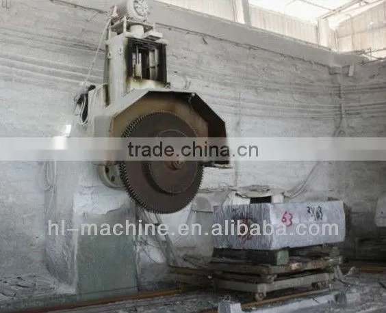 HYDRAULIC MULTI BLADES GRANITE BLOCK BRIDGE SAW(Single Beam) 8 Blades