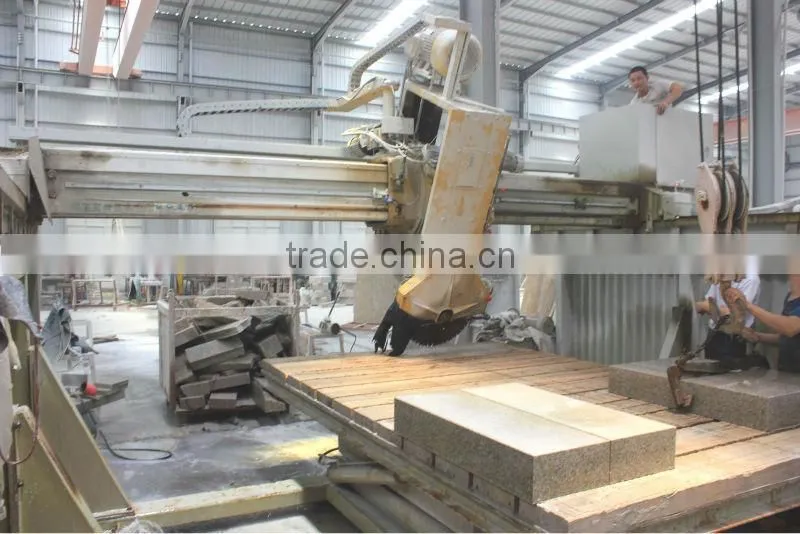 Bridge multi blade granite cutting machine marble tile cutting machine stone cutting machine