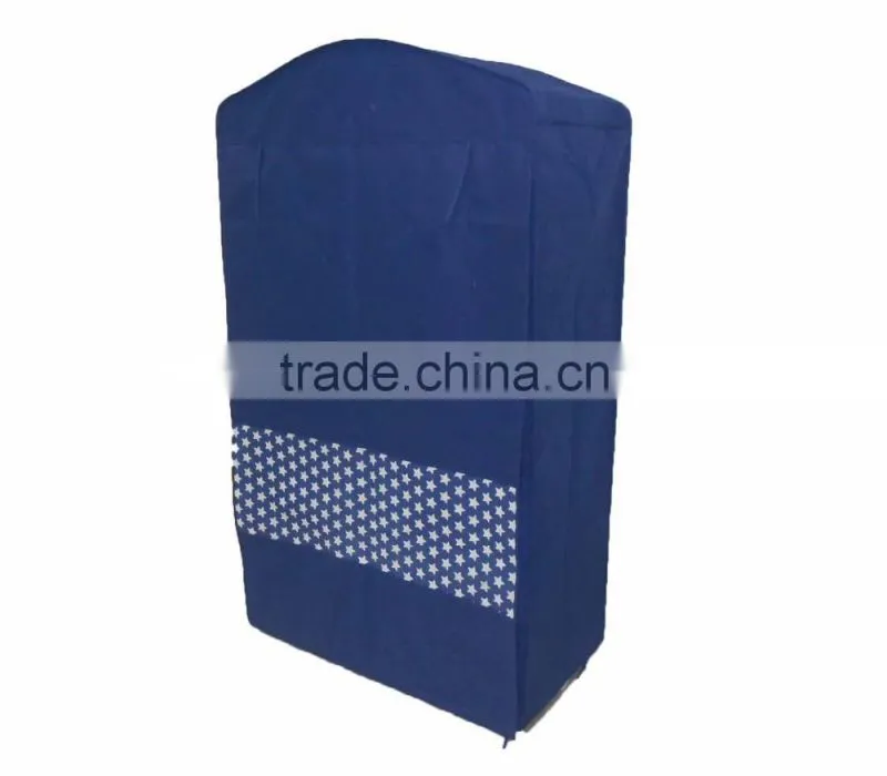 2014 THE HOTTEST FOLDING NONWOVEN METAL GLEOITE WARDROBE CLOSET