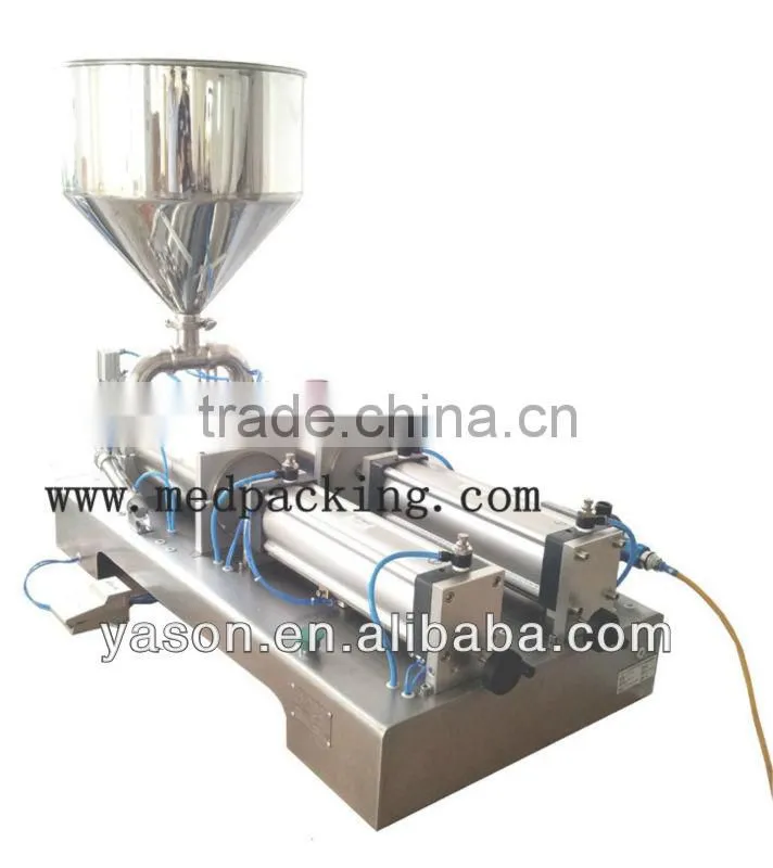 HOT !!! 50-500ml double heads Cream Shampoo Cosmetic Automatic Filling Machine