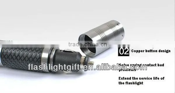 Cree Q5 Aluminum Alloy LED 18650 torch