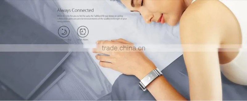 HUAWEI TalkBand B2(Black) bluetooth phonecall smart wristband steps calories distance time sleep waterproof NFC New Arrival