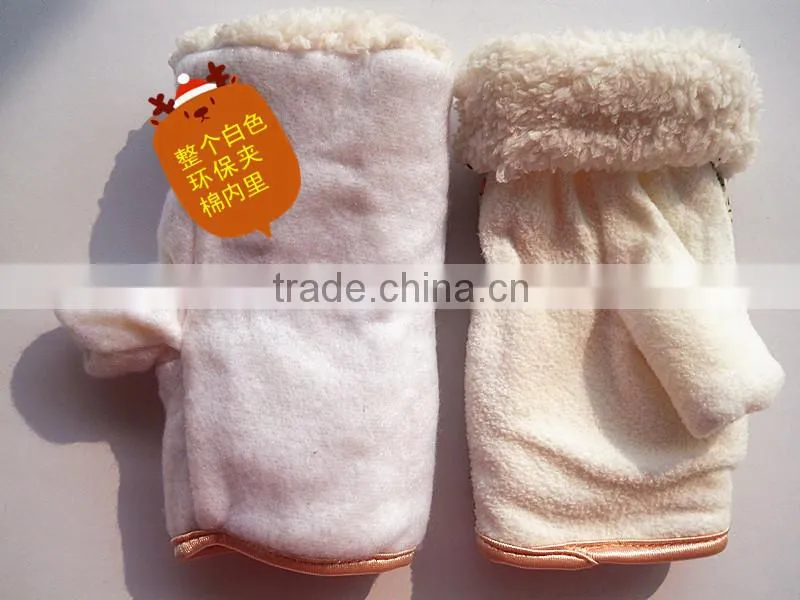 ladies fashion fingless winter gloves