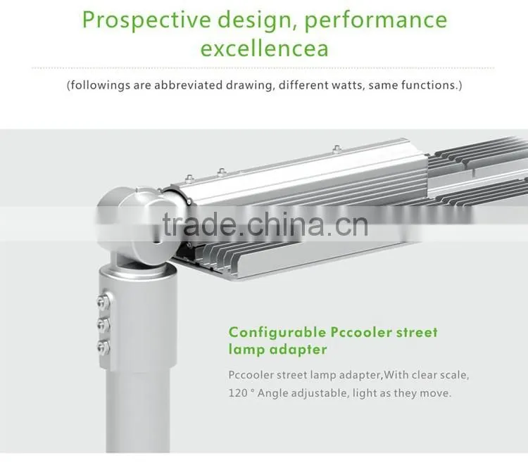 Meanwell 150w led street light retrofit with high lumen IP67 IK08