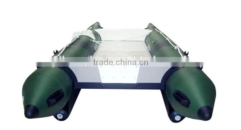 (CE) pvc red12ft inflatable catamaran boat high speed boat for sale