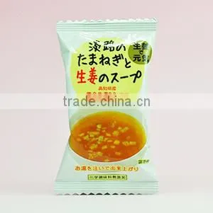 No addictives and no chemical seasoning, Awazi onion with Kouch ginger Freeze-drying soup