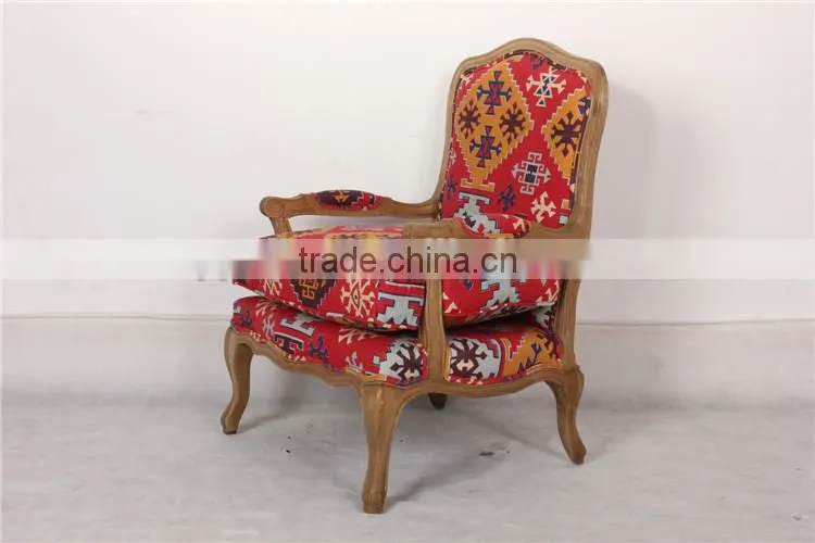 Provincial Wooden Leisure Chair with Arm