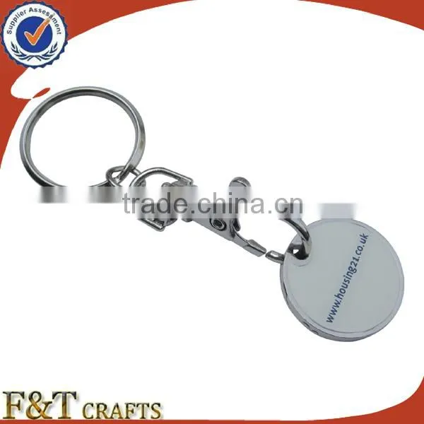 customize supermarket shopping cart enamel metal euro trolley coin