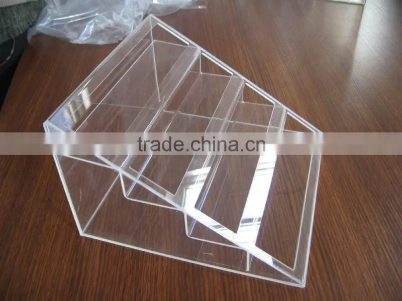 4 tiers acrylic nail polish displays rack, acrylic cosmetic display stand