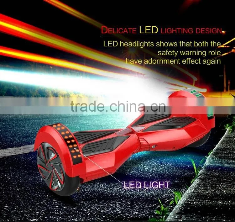OT- 2016 Newest Design 8 Inch Mini two wheels smart electric balance scooter UK EU X shape CE FCC Rohs UL2272 UL 2272 MSDS