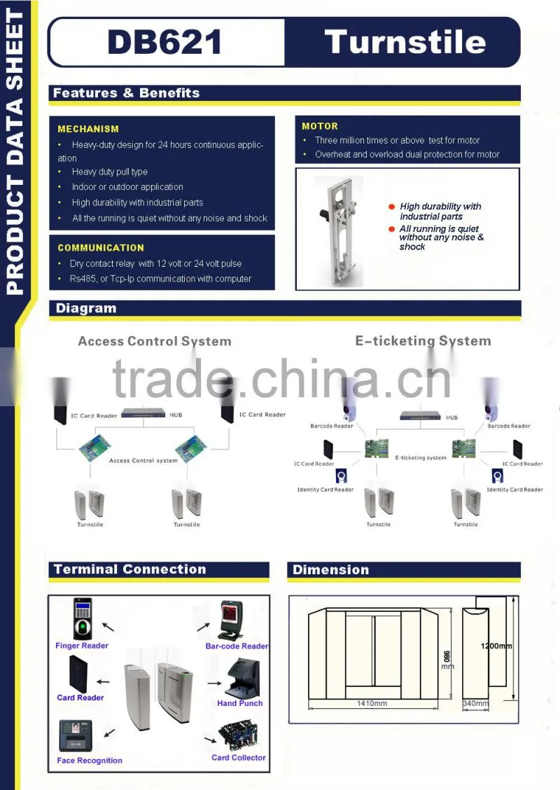 intelligent sliding turnstile/automatic sliding gate opener