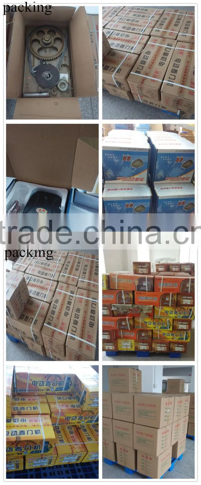 Fireproof industrial electric rolling door motor