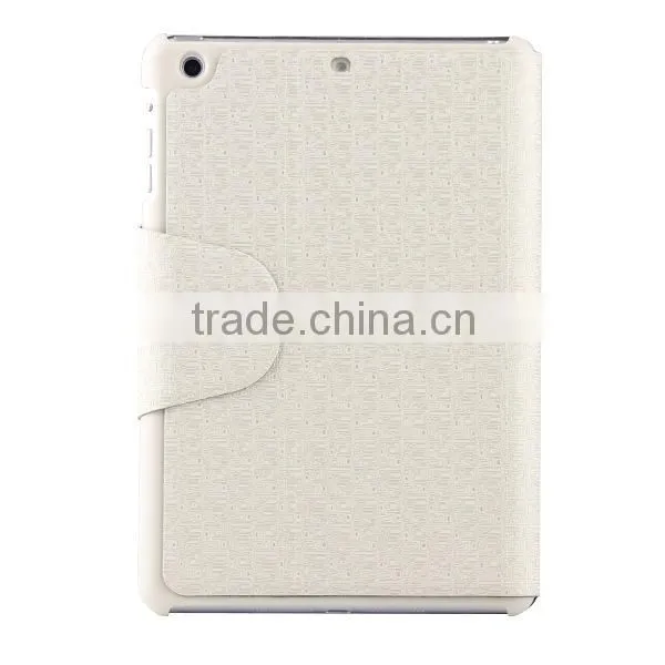 2014 new products fashion pu leather wallet case cover for apple ipad 6 D0141