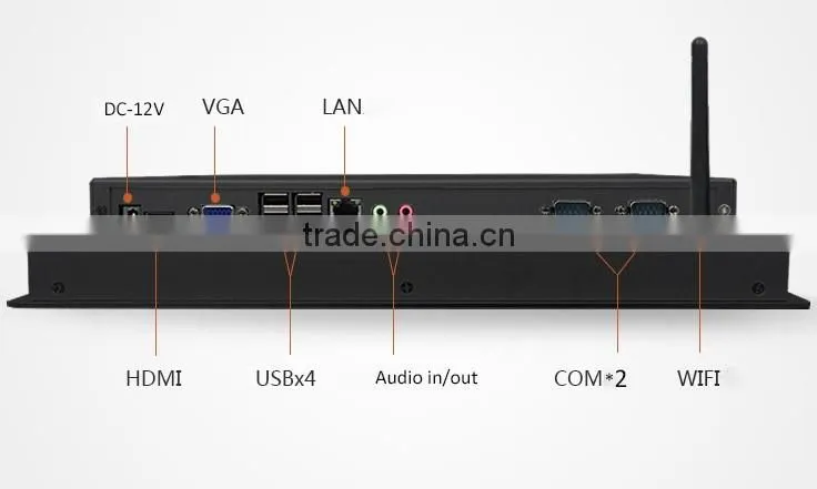 15 inch industrial computer all in one touch screen