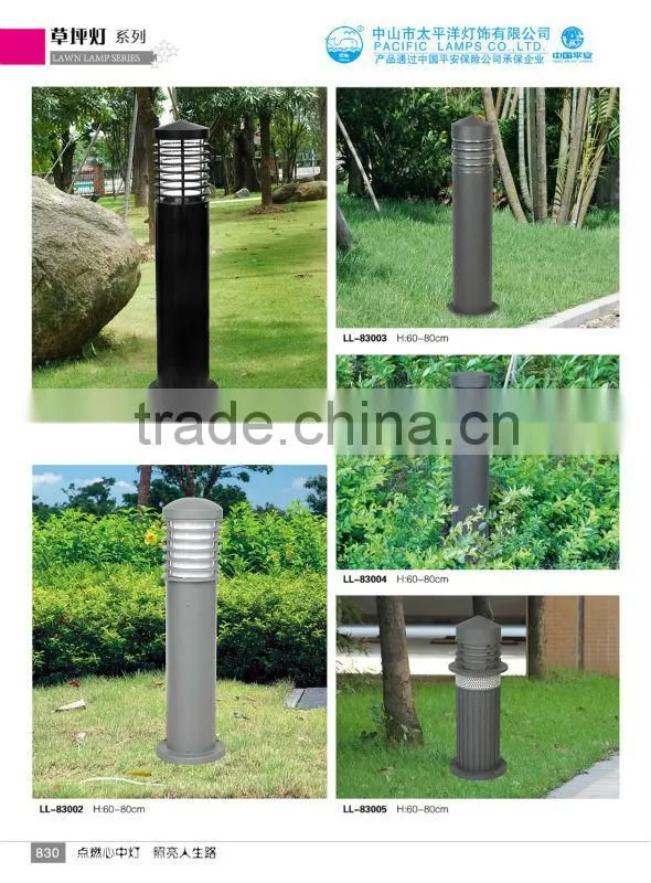 8W led lawn light for garden with led light source