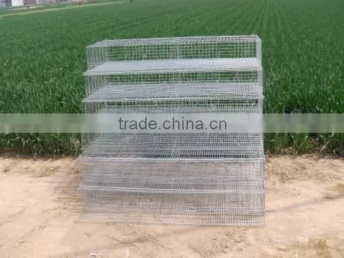 Steel wire mesh metal quail coops