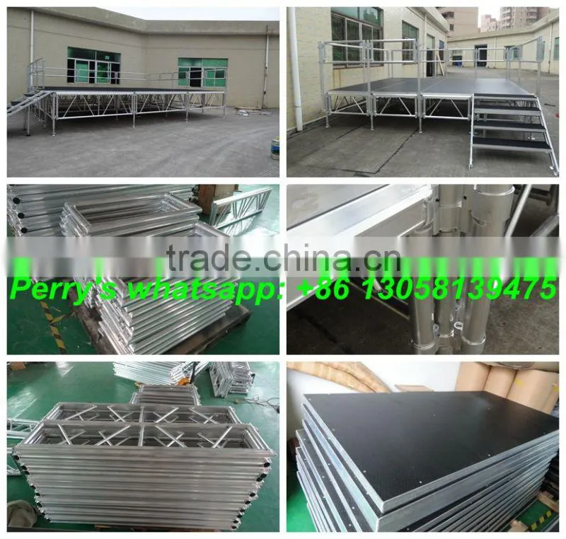 Outdoor event lightweight 1m x 1m smart stage design for sale